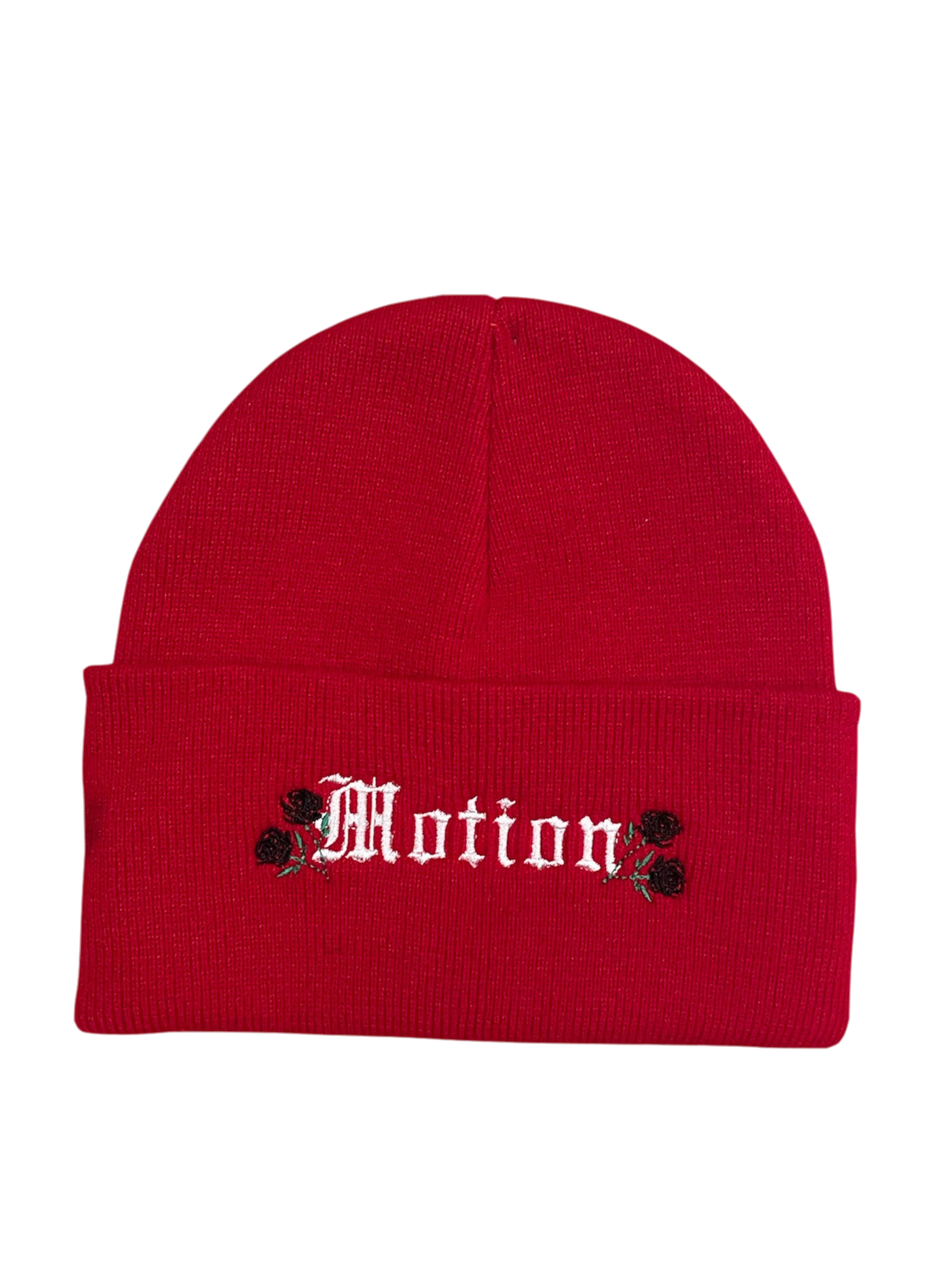 Simple Classic Flowered Motion Beanie