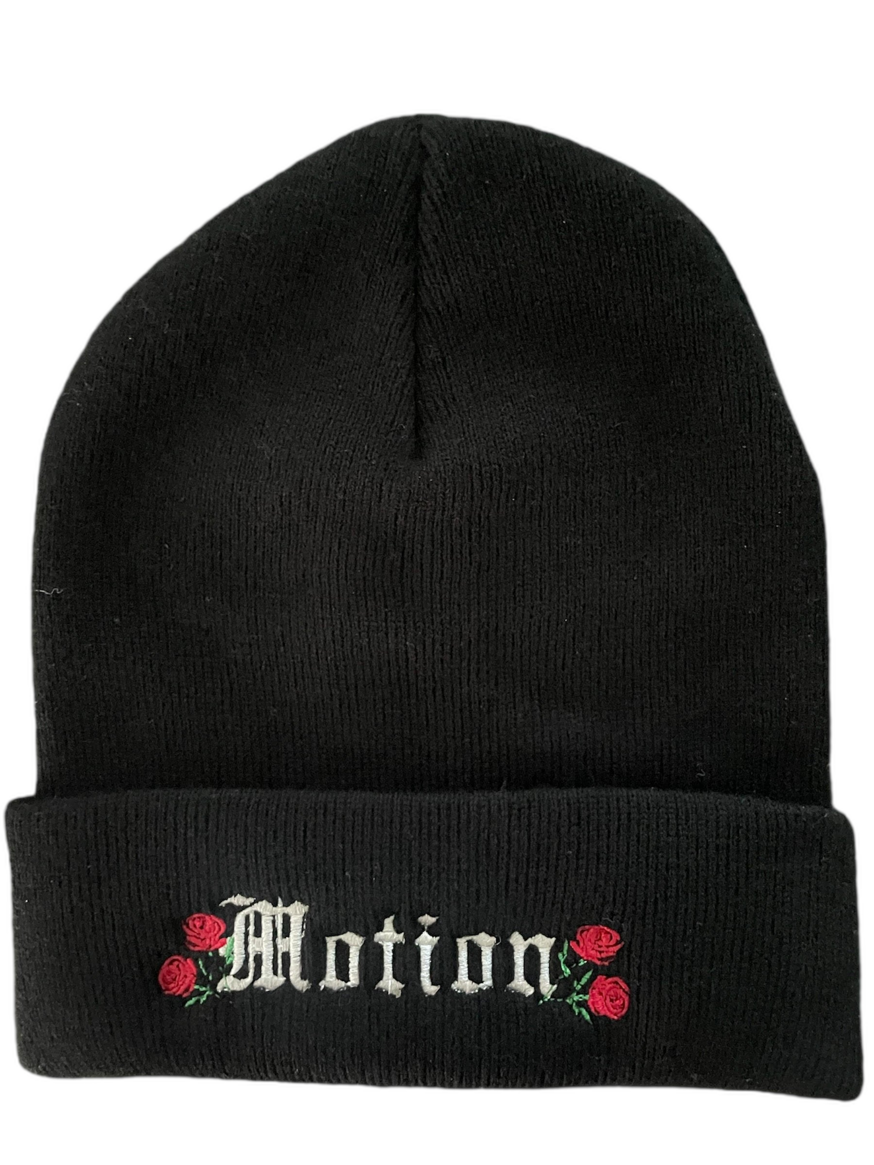 Simple Classic Flowered Motion Beanie