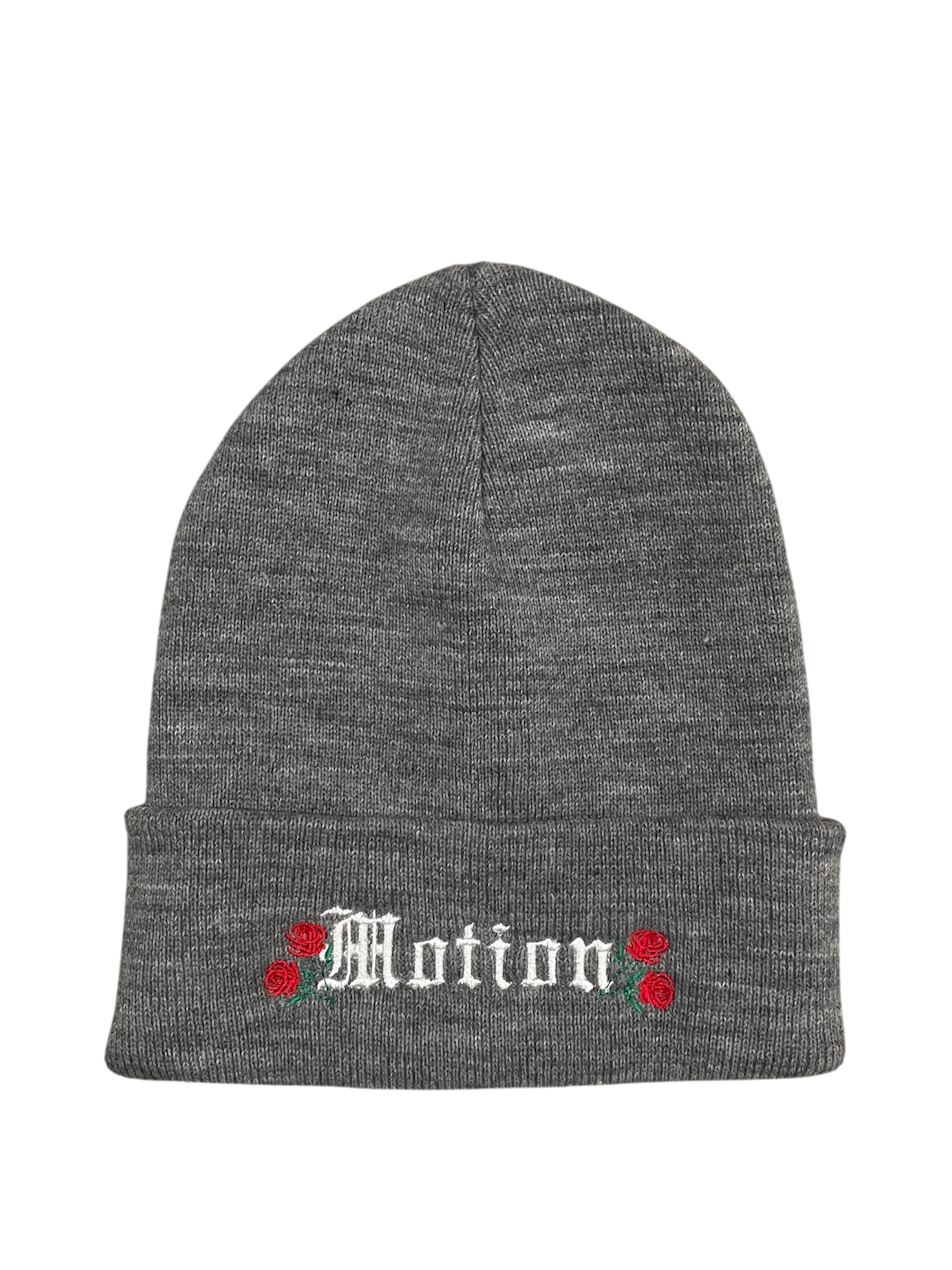 Simple Classic Flowered Motion Beanie